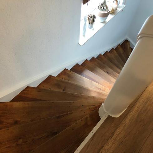 Treppenanlage aufgerabietet